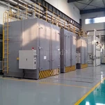 Oven menyembuhkan untuk bantalan rem